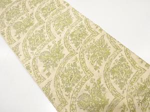 アンティーク　更紗模様織出し全通袋帯（材料）